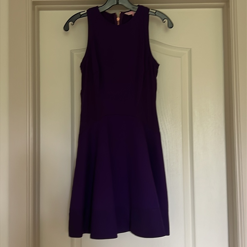 Ted Baker Deep Purple Mini Dress - Picture 9 of 10